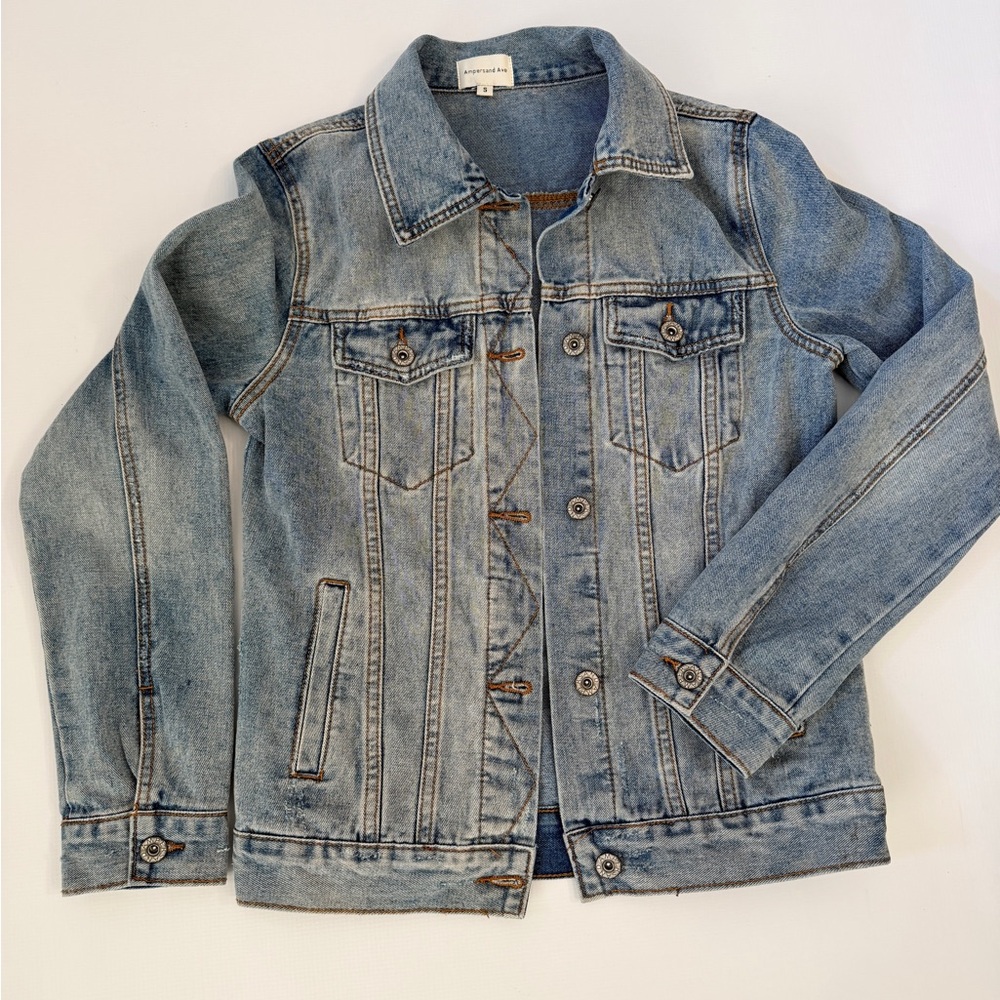Mindy Mae Market Denim Jacket Size Small